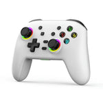 Manette de jeu sans fil Bluetooth à vibrations somatosensorielles pour Nintendo Switch/Switch Pro, Noir et or, Blanc et vert, Noir, Blanc