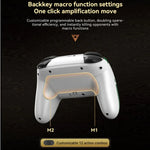 Manette de jeu sans fil Bluetooth à vibrations somatosensorielles pour Nintendo Switch/Switch Pro, Noir et or, Blanc et vert, Noir, Blanc