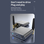 Bluetooth 5.2 Audio Receiver 3.5MM AUX Coaxial Fiber APTX HD Bluetooth Adapter, D300