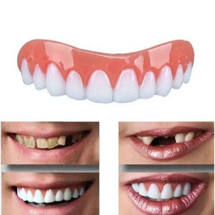 Outil de beauté faux dents sourire instantané, couverture de dent flexible confortable