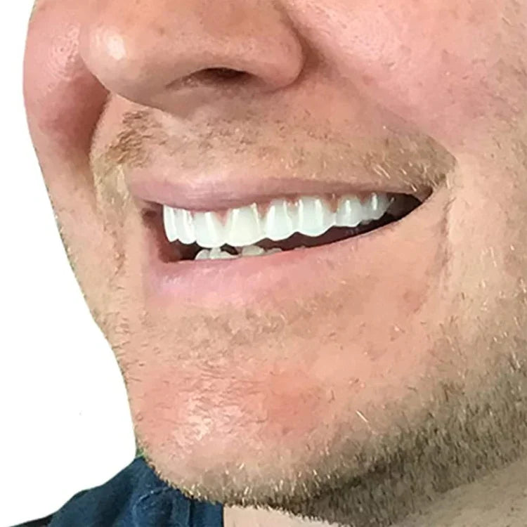 Outil de beauté faux dents sourire instantané, couverture de dent flexible confortable