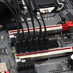 Carte d'extension de transfert M2 M-EKY PCIe 3.0 vers SATA 6G, adaptateur d'extension de disque dur 6 ports