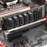 Carte de transfert M.2 NVMe-PCIE X4/X8/X16 avec rotor SATA5 et puce JMB585