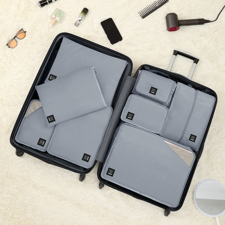 BUBM Ensemble de 8 sacs de rangement multifonctionnels pour vêtements de voyage