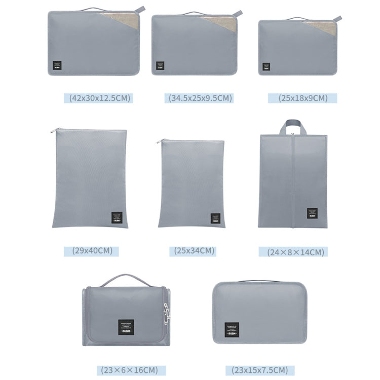 BUBM Ensemble de 8 sacs de rangement multifonctionnels pour vêtements de voyage