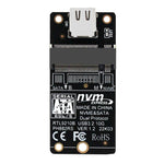Boîtier disque dur M.2 NVME carte de transfert avec puce RTL9210B Type-C / USB-C USB3.1 Gen2 10Gbps