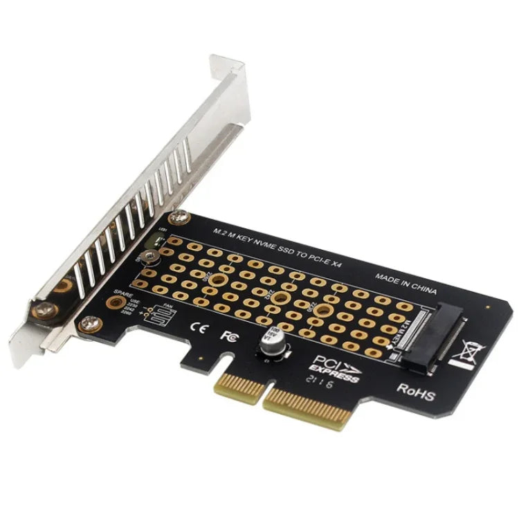 Lot de 5 cartes de transfert NVMe M.2 vers PCIe 3.0/4.0 x4 pleine vitesse, pleine hauteur et demi-hauteur.