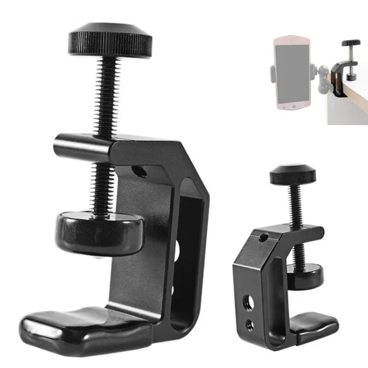 Pince en C universelle BEXIN WN-38 avec trous de 6,35 mm (1/4 po) et 9,5 mm (3/8 po) pour fixation sur table ou bureau