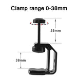 Pince en C universelle BEXIN WN-38 avec trous de 6,35 mm (1/4 po) et 9,5 mm (3/8 po) pour fixation sur table ou bureau