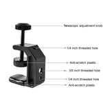 Pince en C universelle BEXIN WN-38 avec trous de 6,35 mm (1/4 po) et 9,5 mm (3/8 po) pour fixation sur table ou bureau
