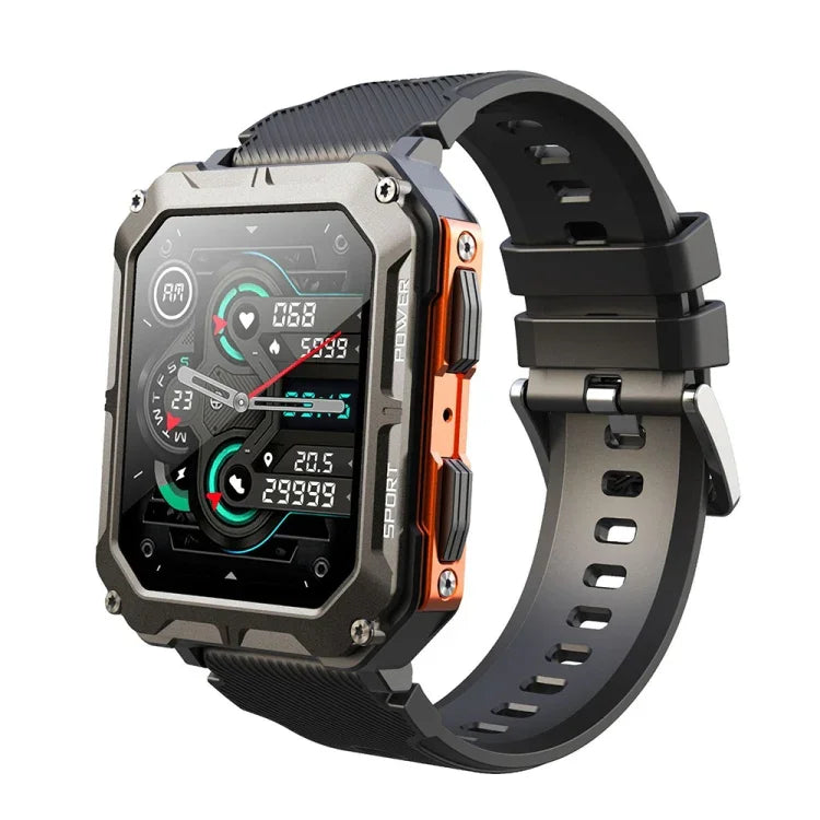 Montre connectée sport C20 Pro 1,83 pouce, étanche IP68, appels Bluetooth, triple résistance aux chocs