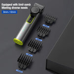 IPX5 étanche hommes multifonctionnel barbier 4 en 1 rasoir tondeuse nez ensemble de cheveux recharge USB, 677 4 en 1