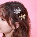 Épingle à Cheveux Papillon de Simulation Mobile Pince à Frange Simple Accessoires pour Cheveux