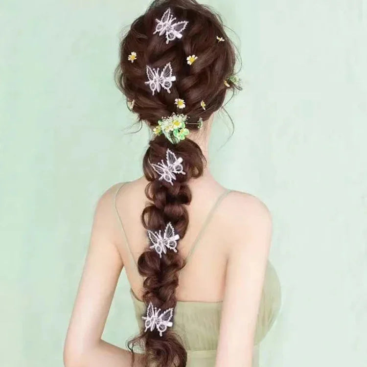 Épingle à Cheveux Papillon de Simulation Mobile Pince à Frange Simple Accessoires pour Cheveux