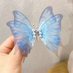 Épingle à Cheveux Papillon Faite à la Main pour Enfants, Accessoires pour Cheveux Papillon de Printemps