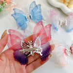 Épingle à Cheveux Papillon Faite à la Main pour Enfants, Accessoires pour Cheveux Papillon de Printemps