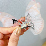 Épingle à Cheveux Papillon Faite à la Main pour Enfants, Accessoires pour Cheveux Papillon de Printemps