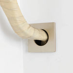 Square Air Conditioning Hole Decoration Cover Wall Hole Plug, Split 5cm White, Split 5cm Gold, Split 5cm Silver, 9cm White, 9cm Gold, 9cm Silver