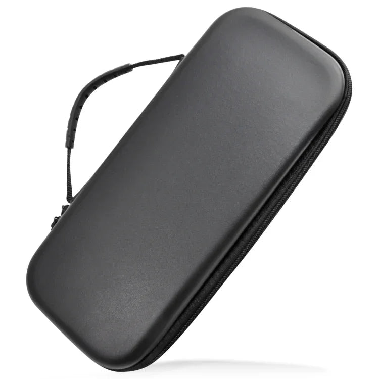 Sacoche de protection en cuir EVA grainé pour console de jeu ASUS ROG Ally, disponible en noir et blanc.