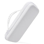 Sacoche de protection en cuir EVA grainé pour console de jeu ASUS ROG Ally, disponible en noir et blanc.