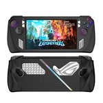 Pour la console de jeu ASUS ROG Ally, étui de protection en silicone, boîtier pulvérisé à l'huile, étui en silicone noir