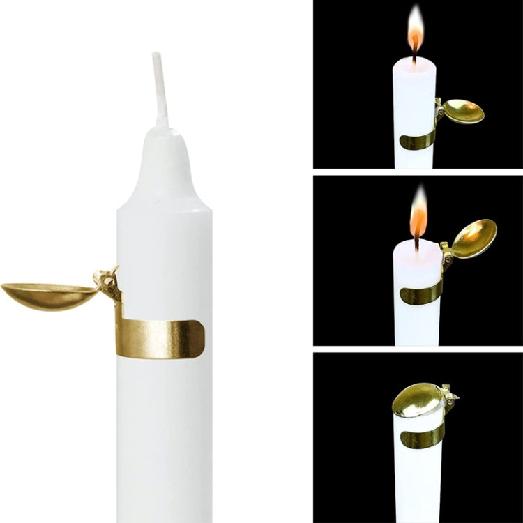 Éteignoir automatique de bougie, pince à bougie en métal, couvercle d'extinction de bougie, éteignoir automatique de bougie doré, éteignoir automatique de bougie argenté