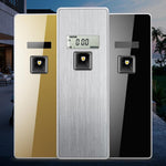 Panneau en acier inoxydable anti-corrosion avec écran LCD numérique, diffuseur de parfum intelligent automatique, LCD (brossé), LCD (titane noir), LCD (or titane)