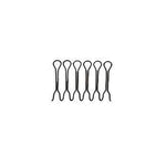 Épingle à Cheveux Fixe Bandeau Accessoires de Cheveux Peigne Invisible Coiffure Ronde, A, B, C, D, E