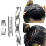 Épingle à Cheveux Fixe Bandeau Accessoires de Cheveux Peigne Invisible Coiffure Ronde, A, B, C, D, E