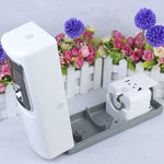 Diffuseur automatique de parfum pour toilettes avec capteur de lumière, minuterie, 4 capteurs automatiques de lumière (blanc)