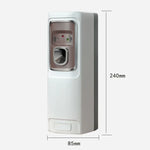 Diffuseur automatique de parfum pour toilettes avec capteur de lumière, minuterie, 4 capteurs automatiques de lumière (blanc)