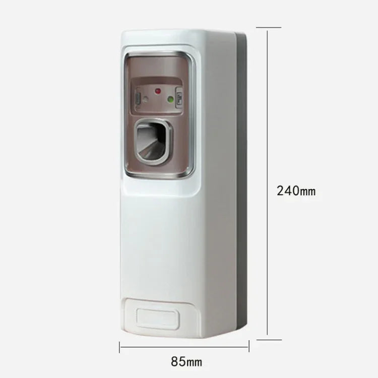 Diffuseur automatique de parfum pour toilettes avec capteur de lumière, minuterie, 4 capteurs automatiques de lumière (blanc)