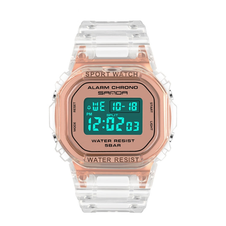 Montre sportive multifonction étanche SANDA 2009 avec calendrier