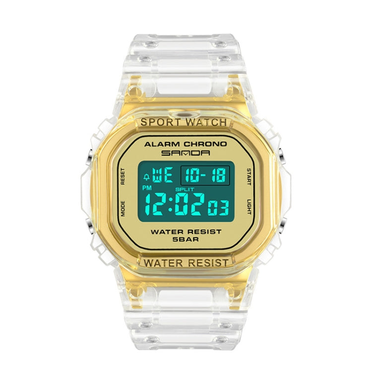 Montre sportive multifonction étanche SANDA 2009 avec calendrier
