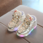 Chaussures décontractées respirantes à lumière clignotante pour garçons et filles, tailles 21, 22, 23, 24, 25, 26, 27, 29, 30, 28