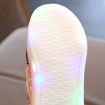 Chaussures décontractées respirantes à lumière clignotante pour garçons et filles, tailles 21, 22, 23, 24, 25, 26, 27, 29, 30, 28