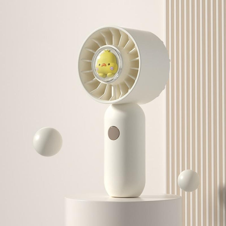 Ventilateur de poche portable petit à tenir à la main, Canard rose, Canard bleu, Canard vert, Canard blanc, Version plaquée rose, Version plaquée bleue, Version plaquée verte, Version plaquée blanche