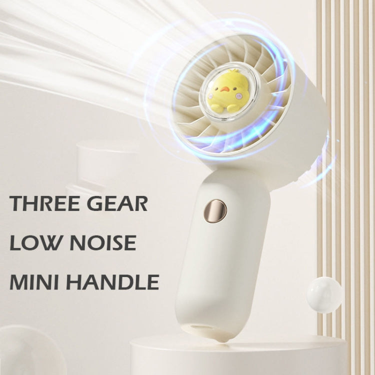 Ventilateur de poche portable petit à tenir à la main, Canard rose, Canard bleu, Canard vert, Canard blanc, Version plaquée rose, Version plaquée bleue, Version plaquée verte, Version plaquée blanche
