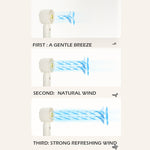 Ventilateur de poche portable petit à tenir à la main, Canard rose, Canard bleu, Canard vert, Canard blanc, Version plaquée rose, Version plaquée bleue, Version plaquée verte, Version plaquée blanche