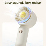 Ventilateur de poche portable petit à tenir à la main, Canard rose, Canard bleu, Canard vert, Canard blanc, Version plaquée rose, Version plaquée bleue, Version plaquée verte, Version plaquée blanche