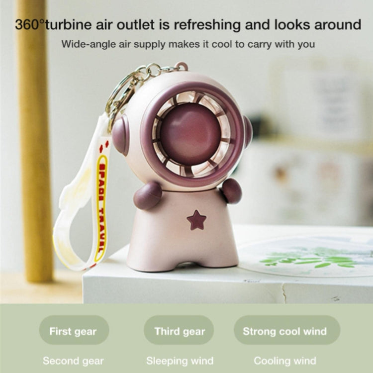 Porte-clés pendentif poupée astronaute ventilateur