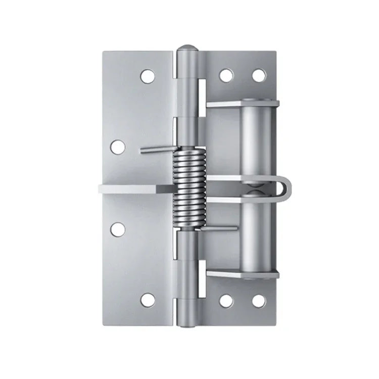 Charnière de fermeture automatique de porte multifonction 4 pouces, Couleur acier argent, Noir, Couleur acier or