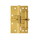 Charnière de fermeture automatique de porte multifonction 4 pouces, Couleur acier argent, Noir, Couleur acier or