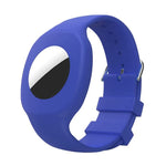 Pour la coque de protection en silicone avec bracelet de montre pour enfants AirTag 2e génération / AirTag 1re génération