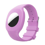 Pour la coque de protection en silicone avec bracelet de montre pour enfants AirTag 2e génération / AirTag 1re génération