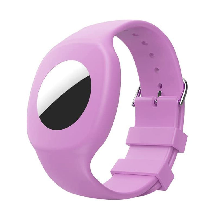 Pour la coque de protection en silicone avec bracelet de montre pour enfants AirTag 2e génération / AirTag 1re génération