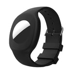 Pour la coque de protection en silicone avec bracelet de montre pour enfants AirTag 2e génération / AirTag 1re génération
