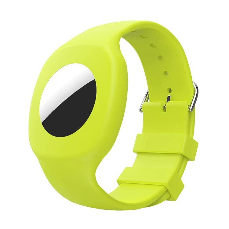 Pour la coque de protection en silicone avec bracelet de montre pour enfants AirTag 2e génération / AirTag 1re génération