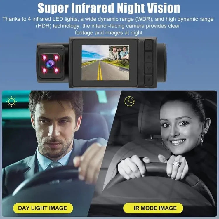 Enregistreur de Conduite 3-Enregistrements Écran 2 pouces 1080P, G12