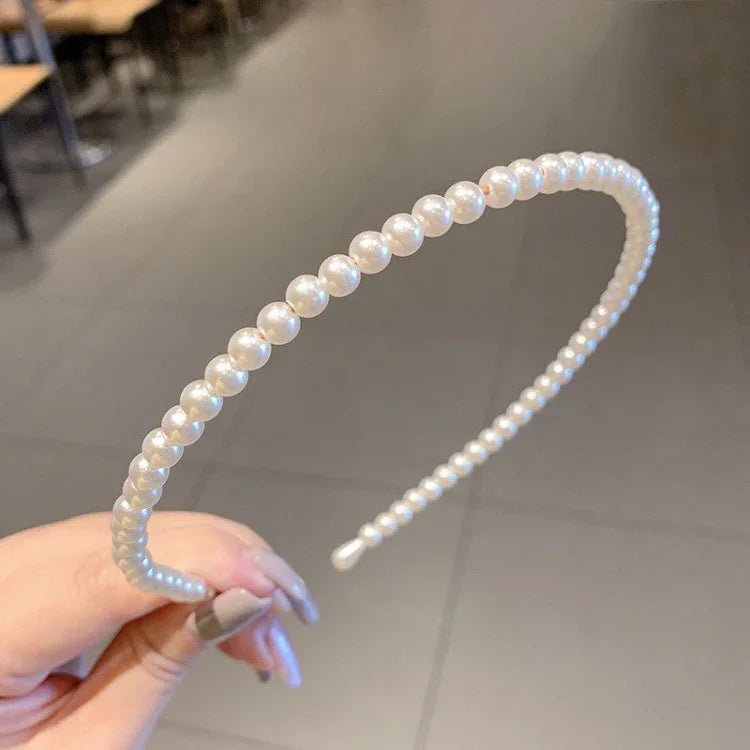 Serre-tête Doux Perle Rétro Accessoires Cheveux Polyvalents, 1A, 2B, 3C, 4, 5, 6, 7, 8, 9, 10, 11, 12, 13, 14, 15, 16, 17, 18, 19, 20